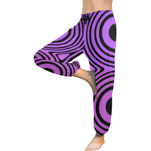Psycho Circles Women's All Over Print Harem Pants (Model L18)
