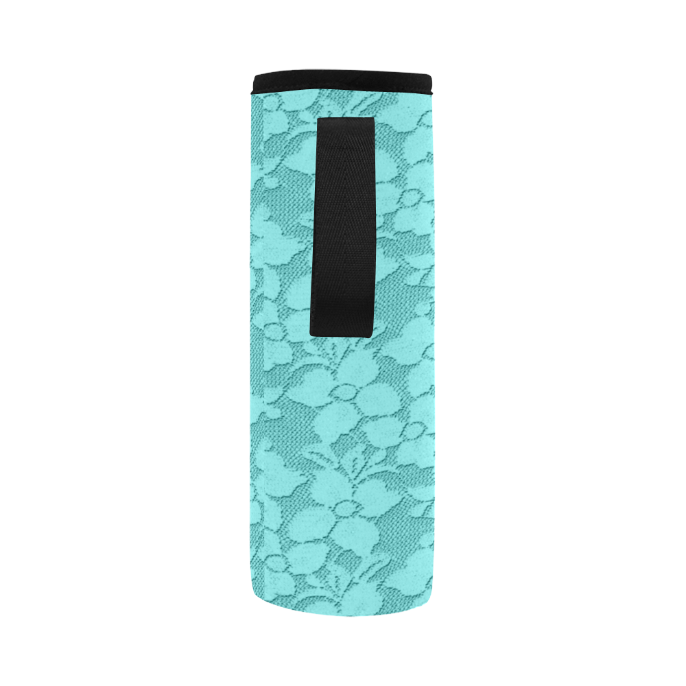 Seamless Lace Drink Cooler Neoprene Water Bottle Pouch/Large