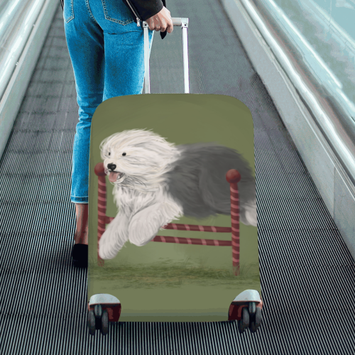 sheepdog-agility Luggage Cover/Large 26"-28"