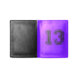 Lucky Number 13 Men's Leather Wallet (Model 1612)