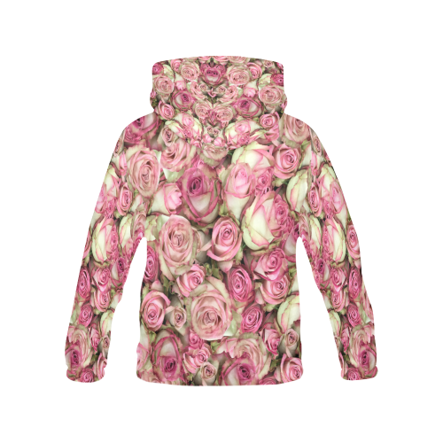 Your Pink Roses All Over Print Hoodie for Women (USA Size) (Model H13)
