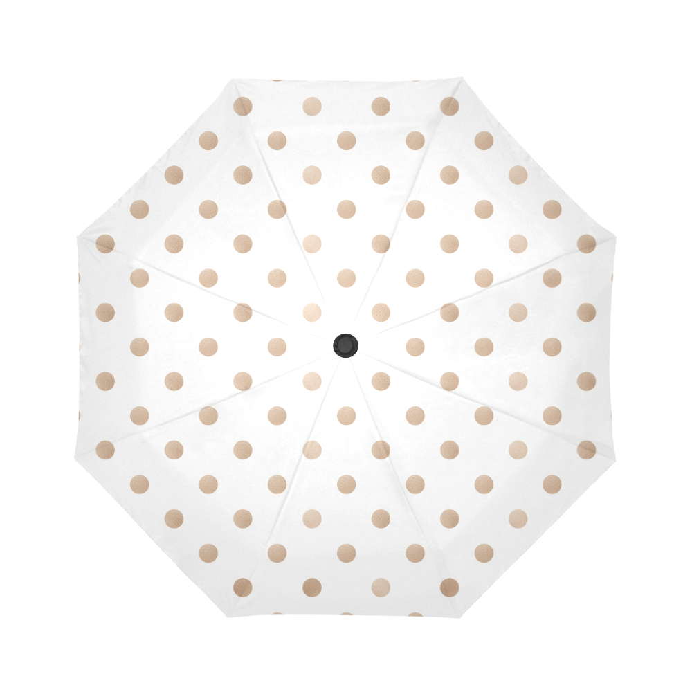 Polka Dot Umbrella Auto-Foldable Umbrella (Model U04)