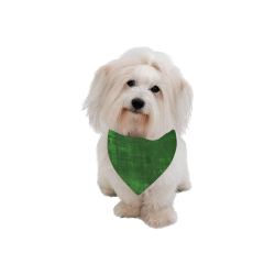 Green Grunge Pet Dog Bandana/Large Size