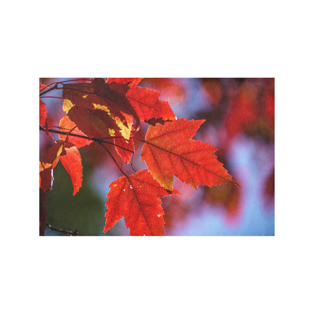 Red Leaf  1 Placemat 12’’ x 18’’ (Set of 2)