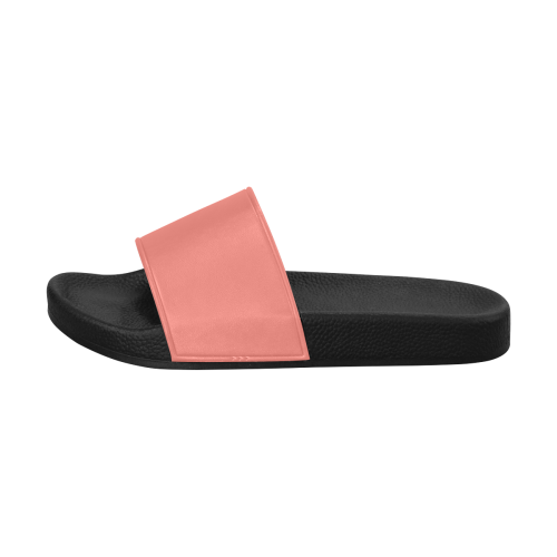 color tea rose Men's Slide Sandals (Model 057)