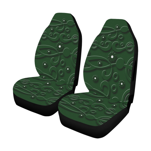 Dark Fern Car Seat Cover Airbag Compatible (Set of 2)