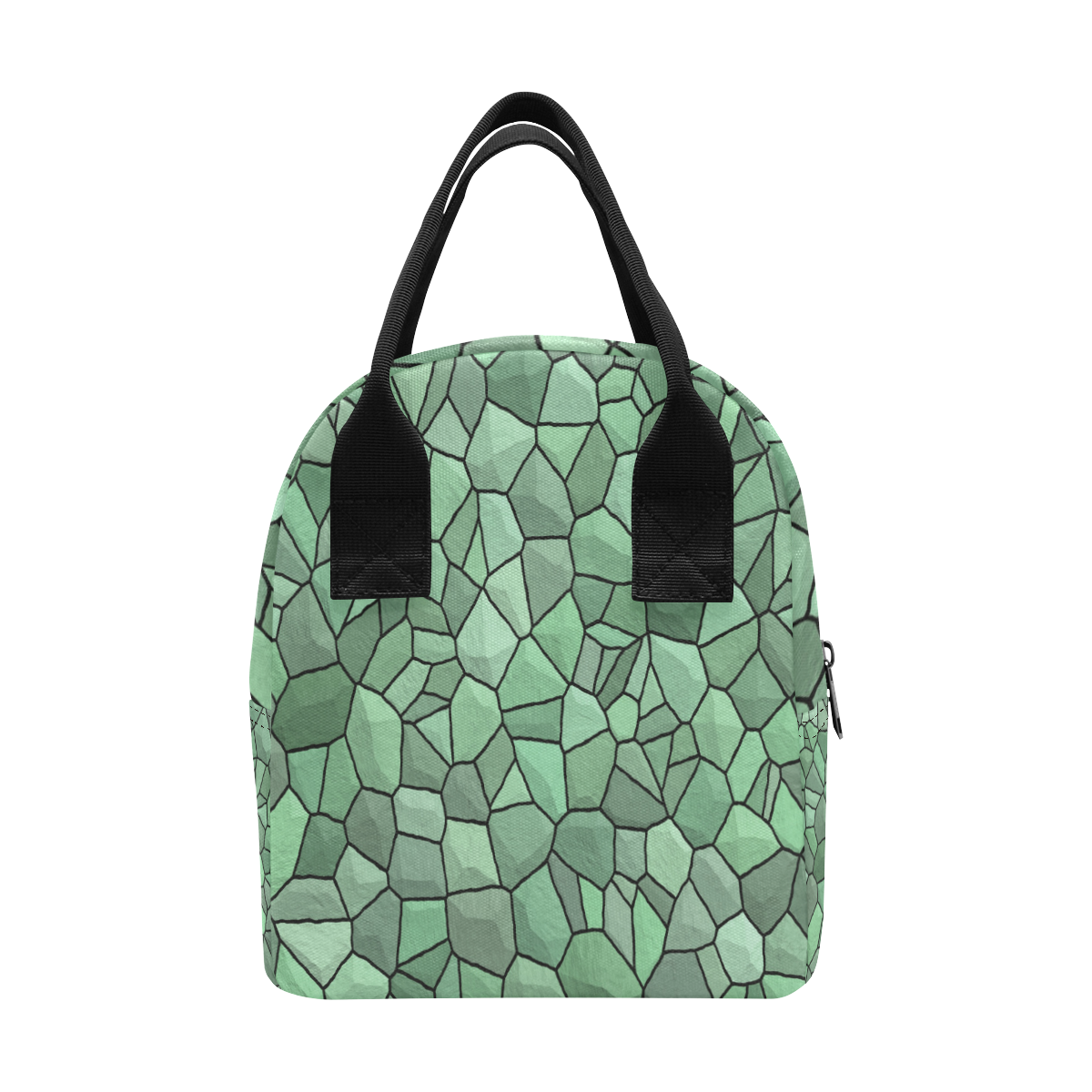Forest Shades Mosaic Zipper Lunch Bag (Model 1689)