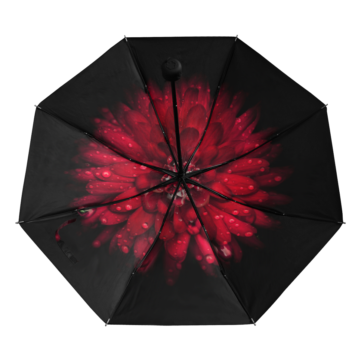 Backyard Flowers 45 Color Version Anti-UV Foldable Umbrella (Underside Printing) (U07)