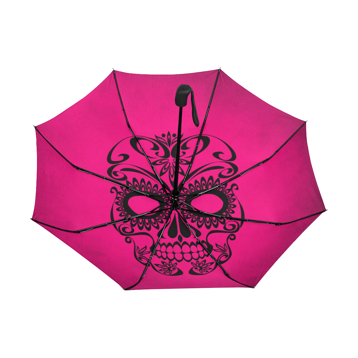 Skull20170342_by_JAMColors Anti-UV Auto-Foldable Umbrella (Underside Printing) (U06)