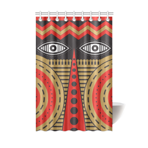 illuminati tribal Shower Curtain 48"x72"