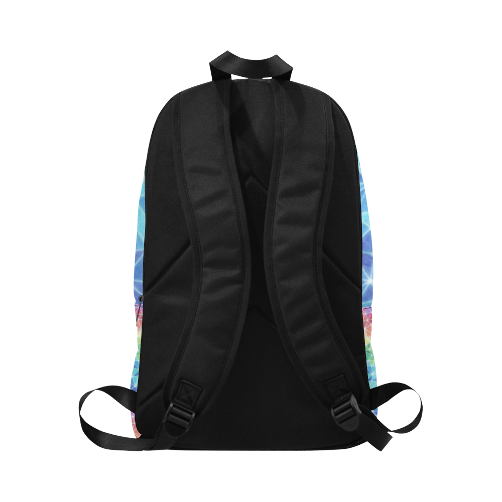 Brain Waves Fabric Backpack for Adult (Model 1659)