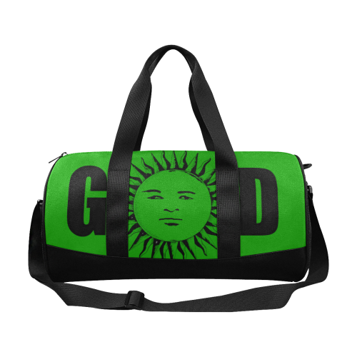GOD Duffle Bag Green & Black Duffle Bag (Model 1679)