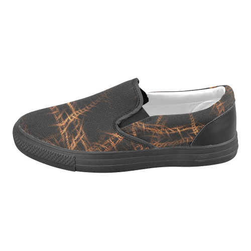 Trapped Men's Unusual Slip-on Canvas Shoes (Model 019)