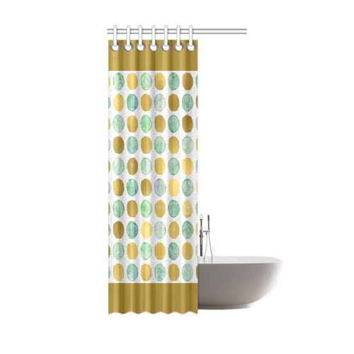 SPOTTING GOLD Shower Curtain 36"x72"