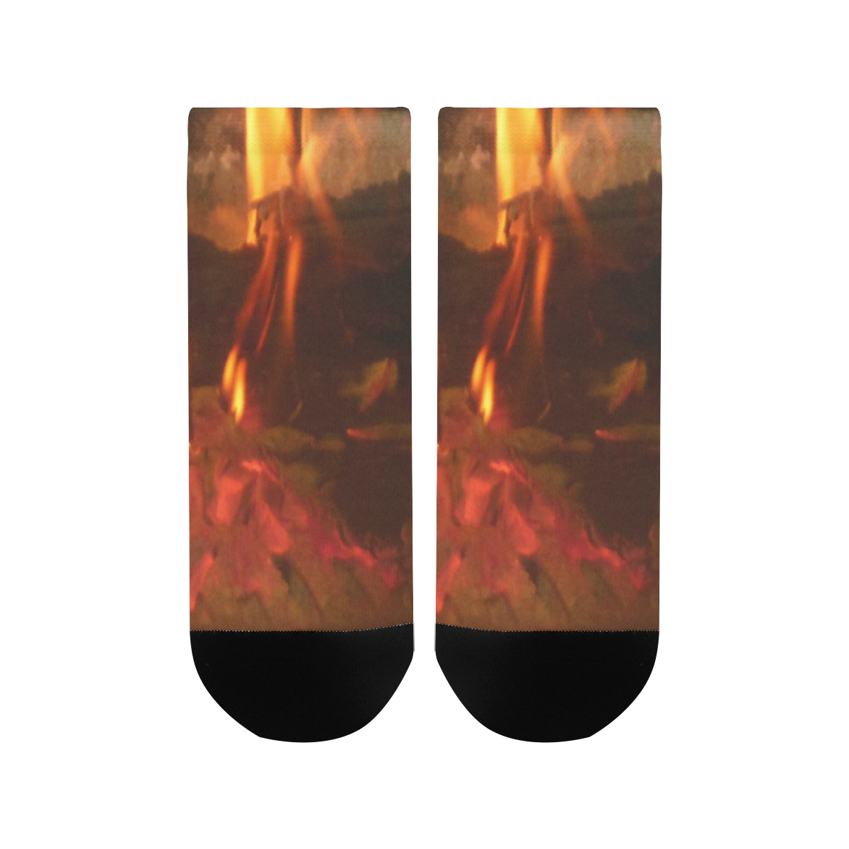 Burning Fire Women's Ankle Socks