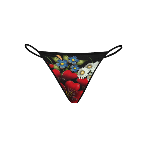 Bouquet Of Flowers Women's All Over Print G-String Panties (Model L35)