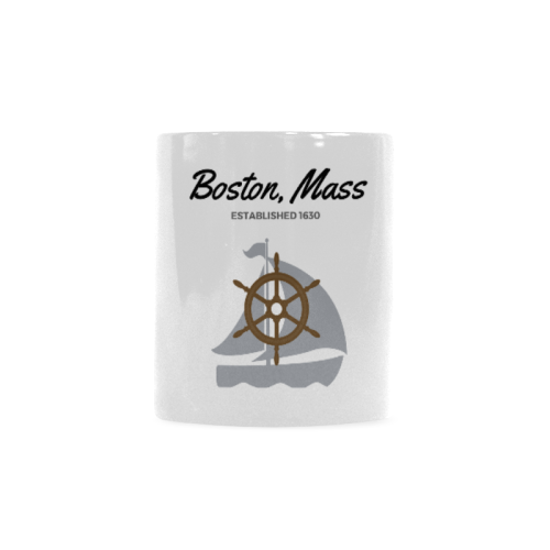 Boston Mass Custom White Mug (11OZ)
