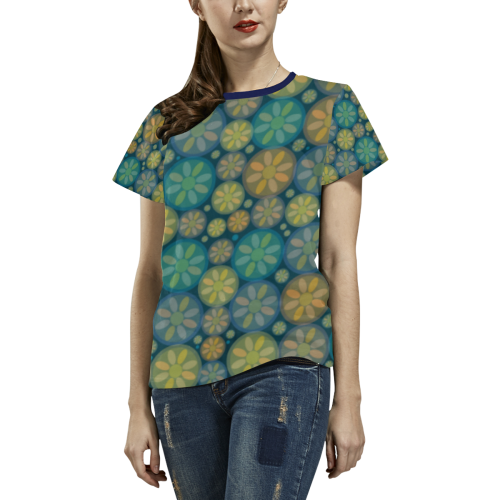 zappwaits beautiful 02 All Over Print T-shirt for Women/Large Size (USA Size) (Model T40)