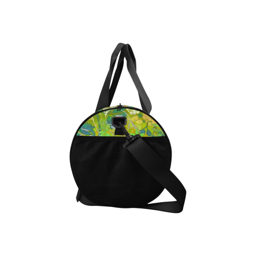 floral 1 abstract in green Duffle Bag (Model 1679)