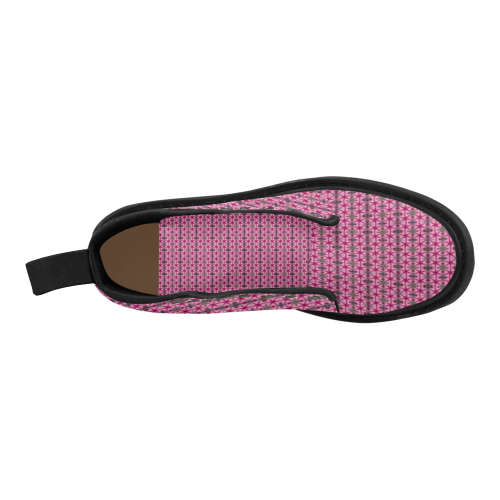 Pink Succubus Death Martin Boots for Men (Black) (Model 1203H)