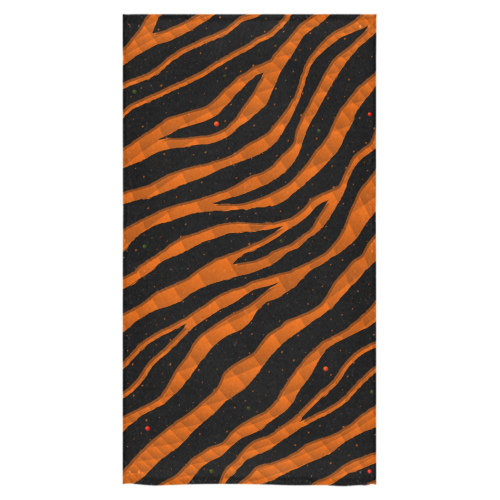 Ripped SpaceTime Stripes - Orange Bath Towel 30"x56"