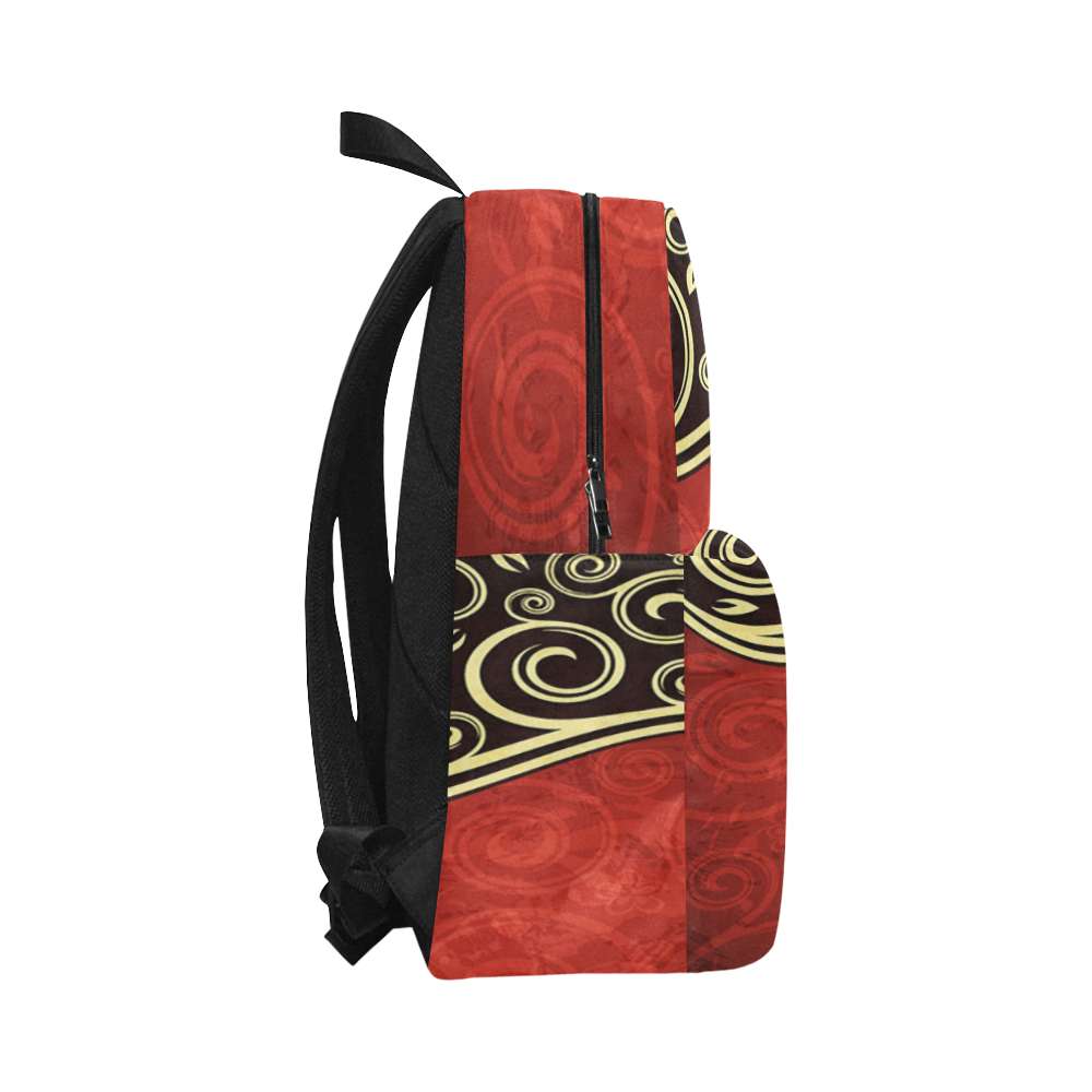 Abstract Vintage Floral 1 Unisex Classic Backpack (Model 1673)