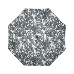 Urban City Black/Gray Digital Camouflage Auto-Foldable Umbrella (Model U04)