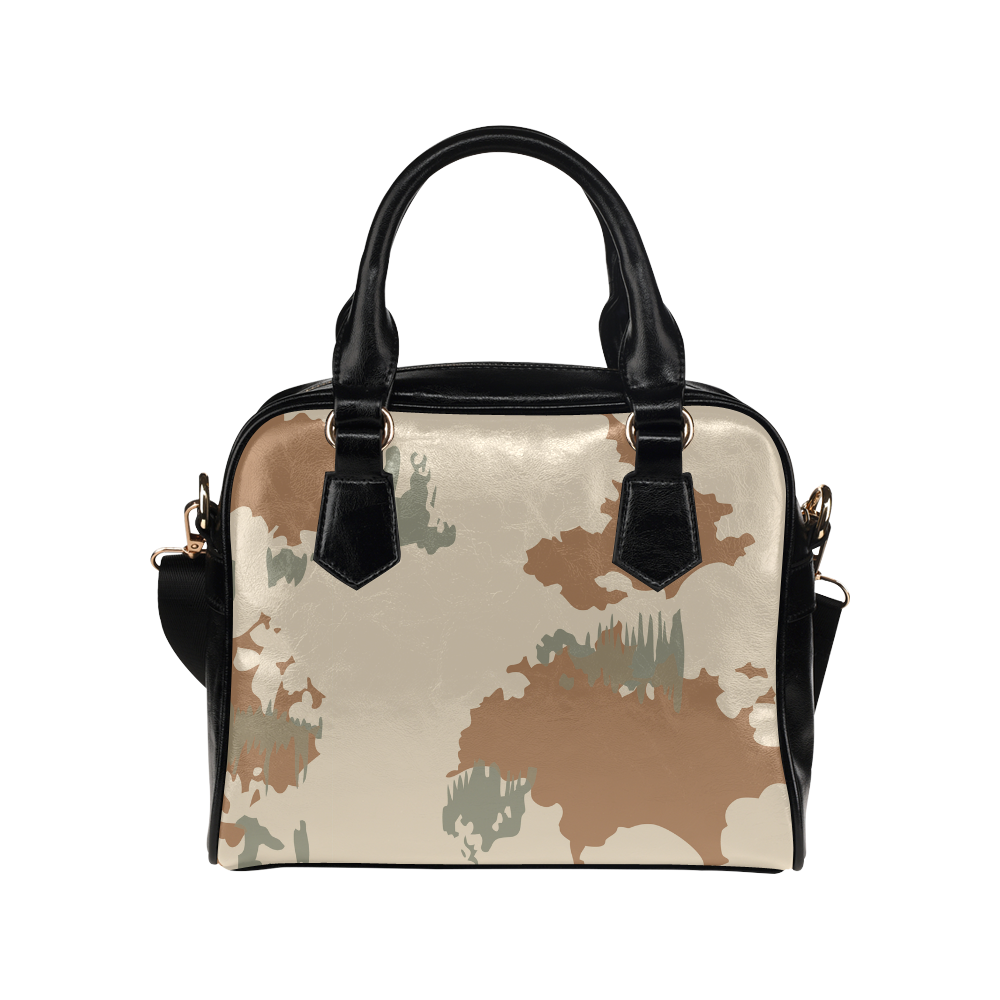 Gulf War desert camouflage Shoulder Handbag (Model 1634)