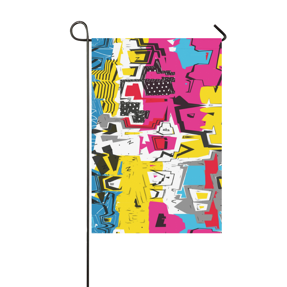 Distorted shapes Garden Flag 12‘’x18‘’（Without Flagpole）