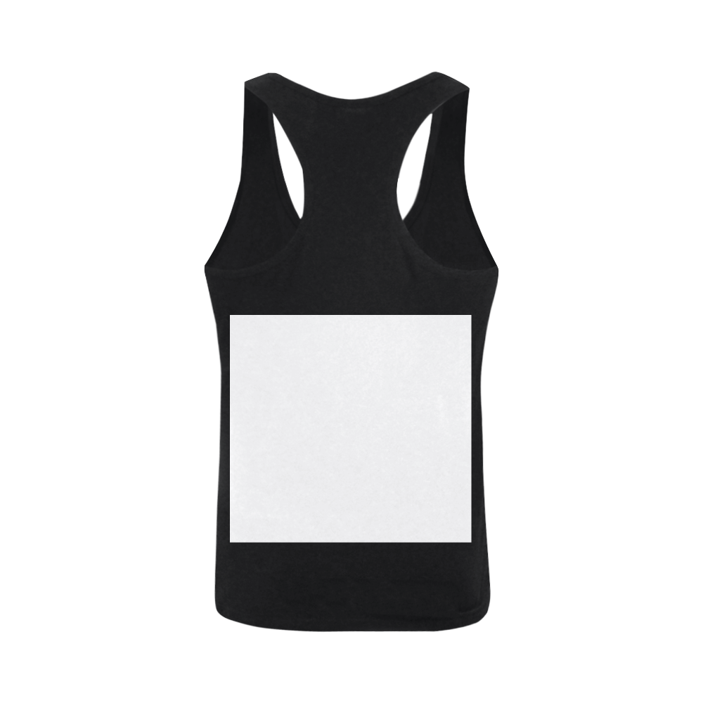 Crying Wolf Plus-size Men's I-shaped Tank Top (Model T32)