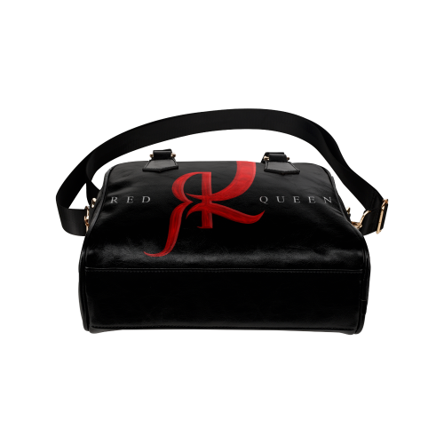 Red Queen Symbol Logo Red & Black Shoulder Handbag (Model 1634)