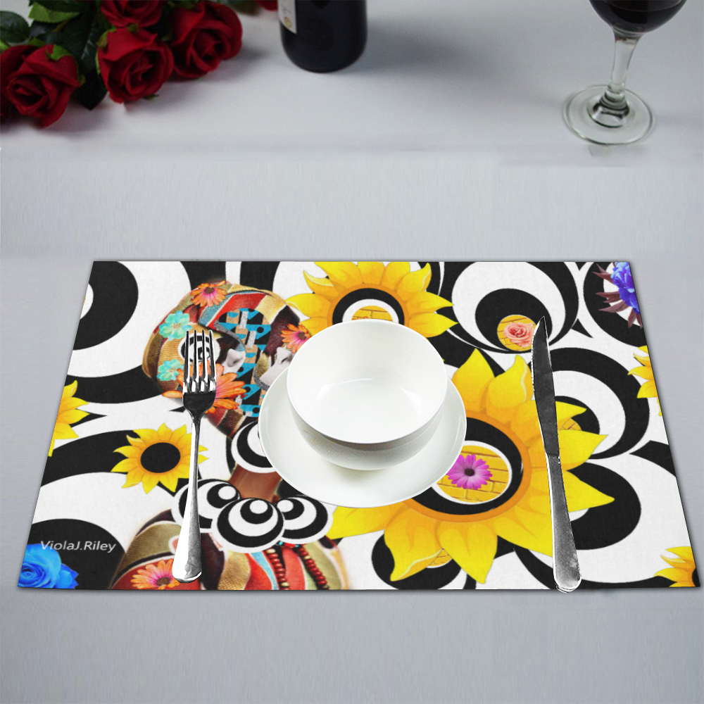 probaly 4pc tab mat Placemat 12’’ x 18’’ (Set of 4)