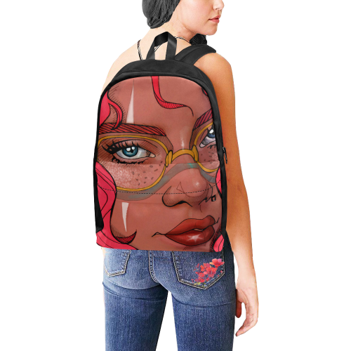 Aziza_Andre Feelin Pink Unisex Classic Backpack (Model 1673)
