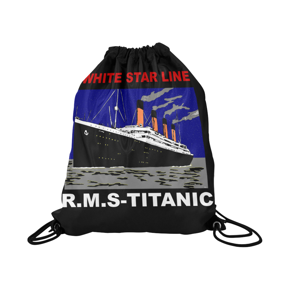 TITANIC- Large Drawstring Bag Model 1604 (Twin Sides)  16.5"(W) * 19.3"(H)