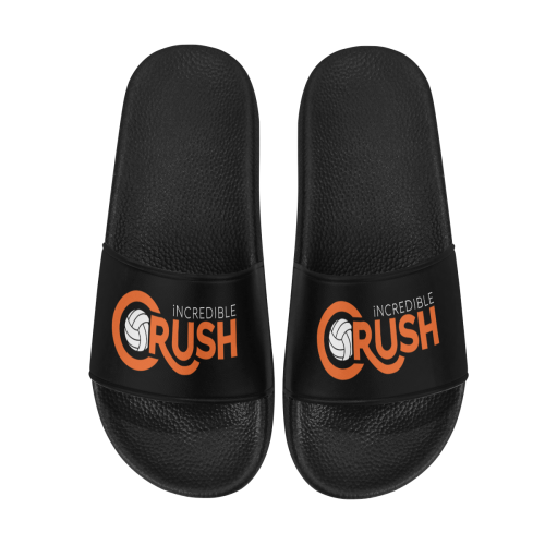 Crush Slides - Black Women's Slide Sandals (Model 057)