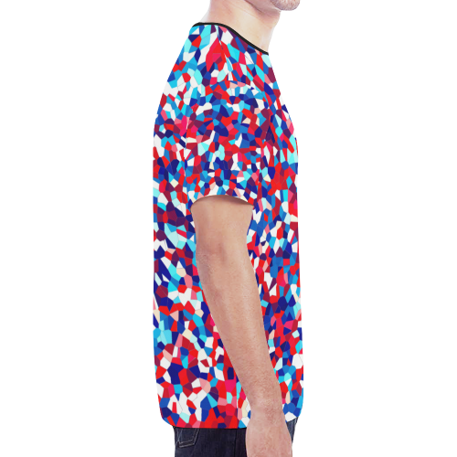 geometric pattern New All Over Print T-shirt for Men (Model T45)
