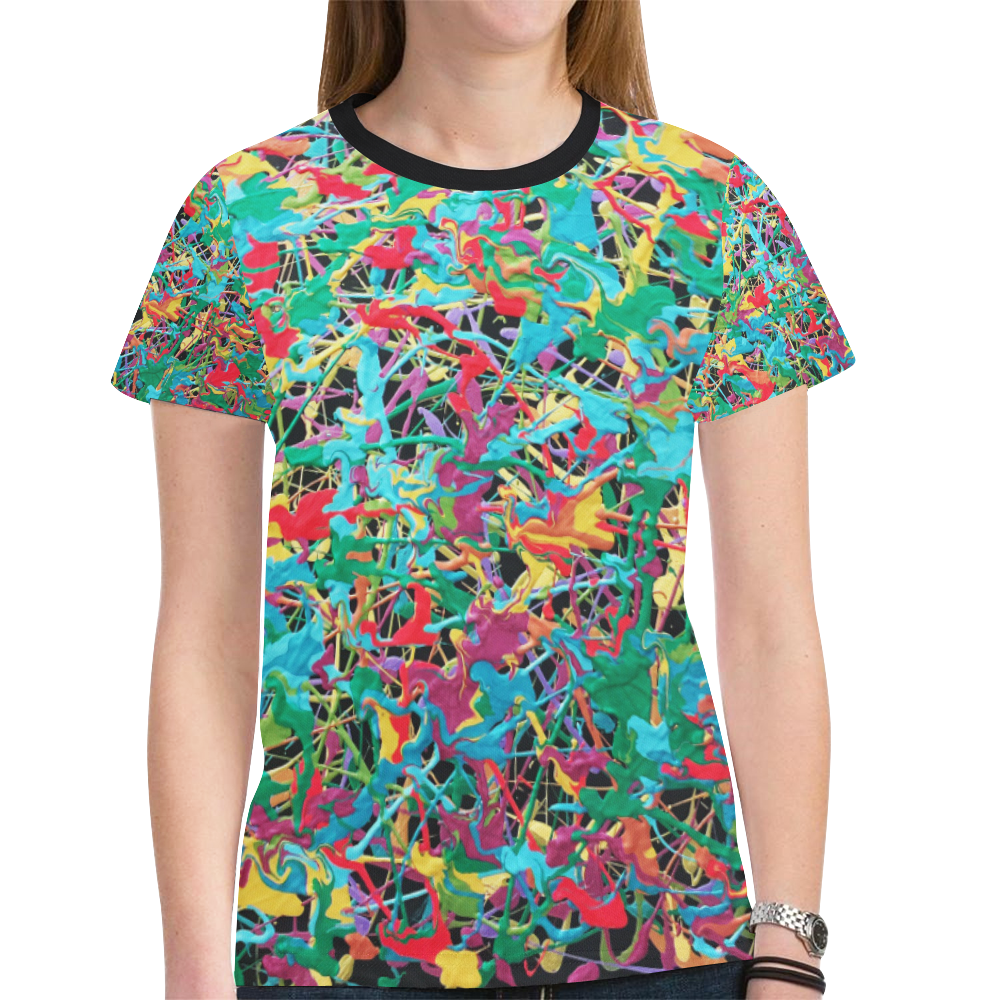Occupied New All Over Print T-shirt for Women (Model T45)
