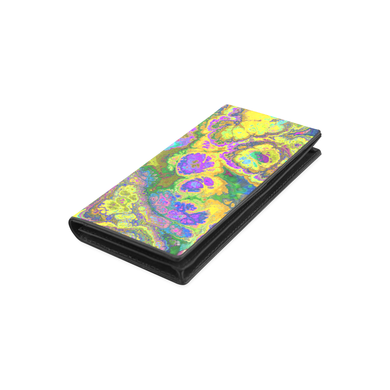 wonderful fractal 3183 by JamColors Women's Leather Wallet (Model 1611)