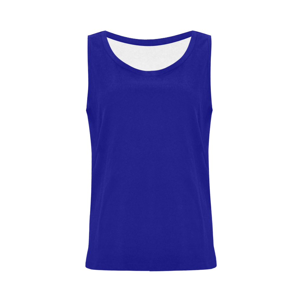 color navy All Over Print Tank Top for Women (Model T43)