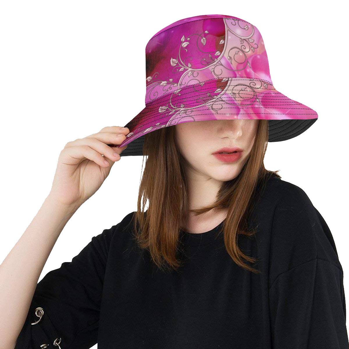 Wonderful floral design All Over Print Bucket Hat