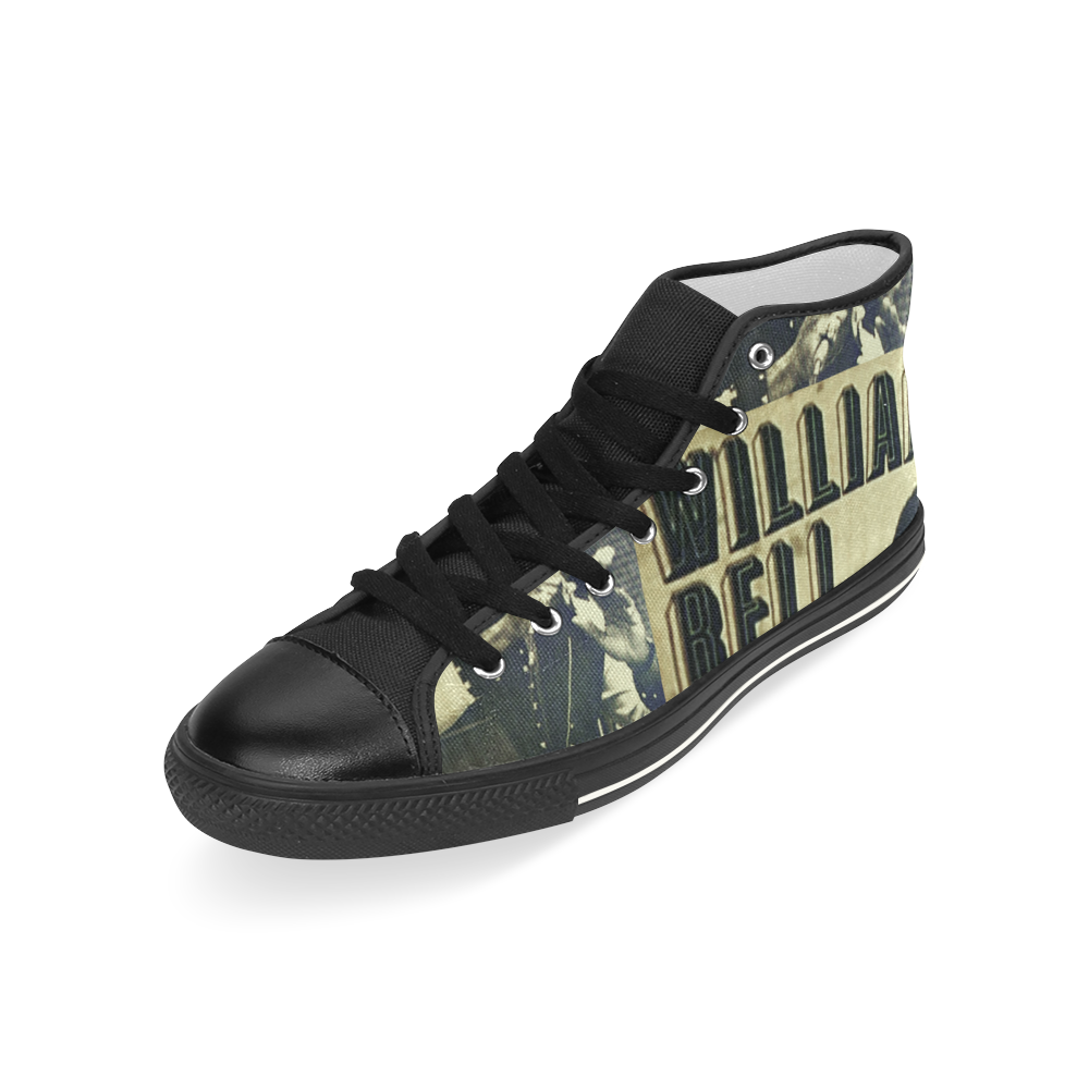 William Bell Wattstax Men’s Classic High Top Canvas Shoes (Model 017)