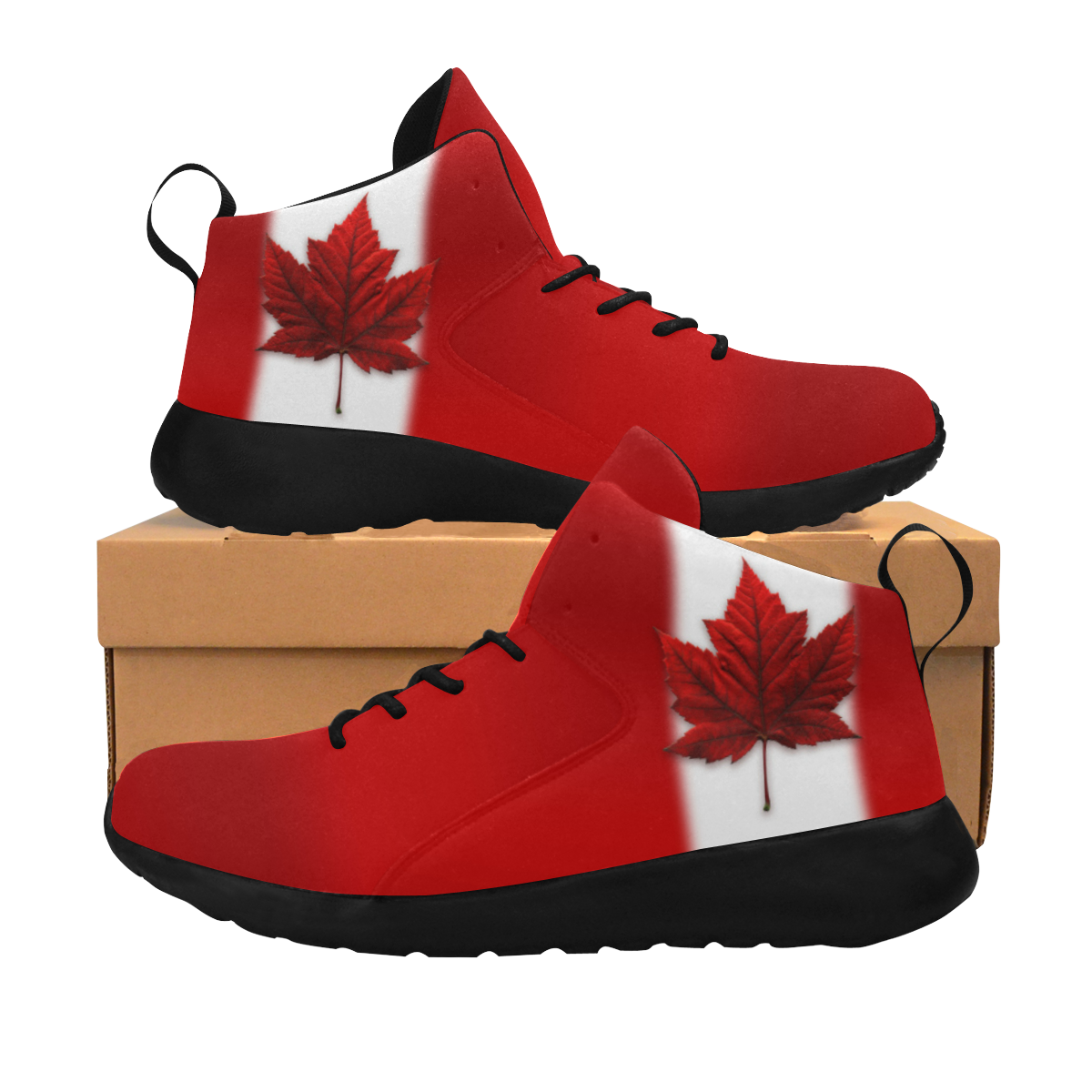 Canada Flag Training Shoes Men's Chukka Training Shoes (Model 57502)