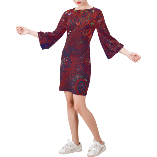 Confusion Bell Sleeve Dress (Model D52)