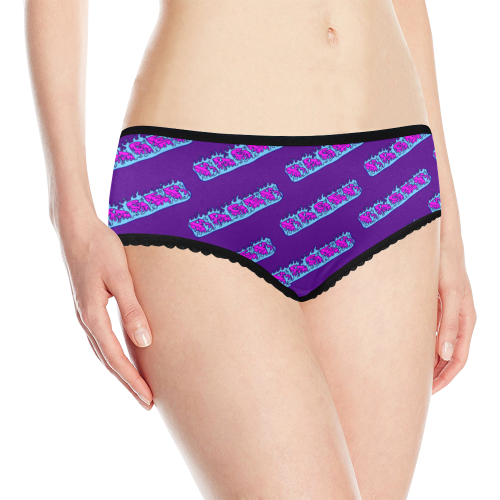 RAGER HELL FROZEN ALL OVER PURPLE PANTIES Women's All Over Print Classic Briefs (Model L13)