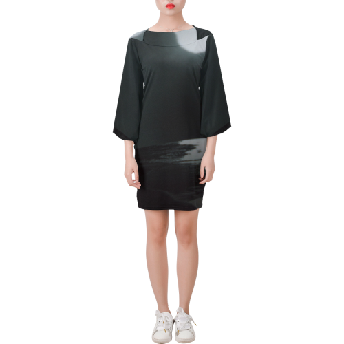 reflection Bell Sleeve Dress (Model D52)