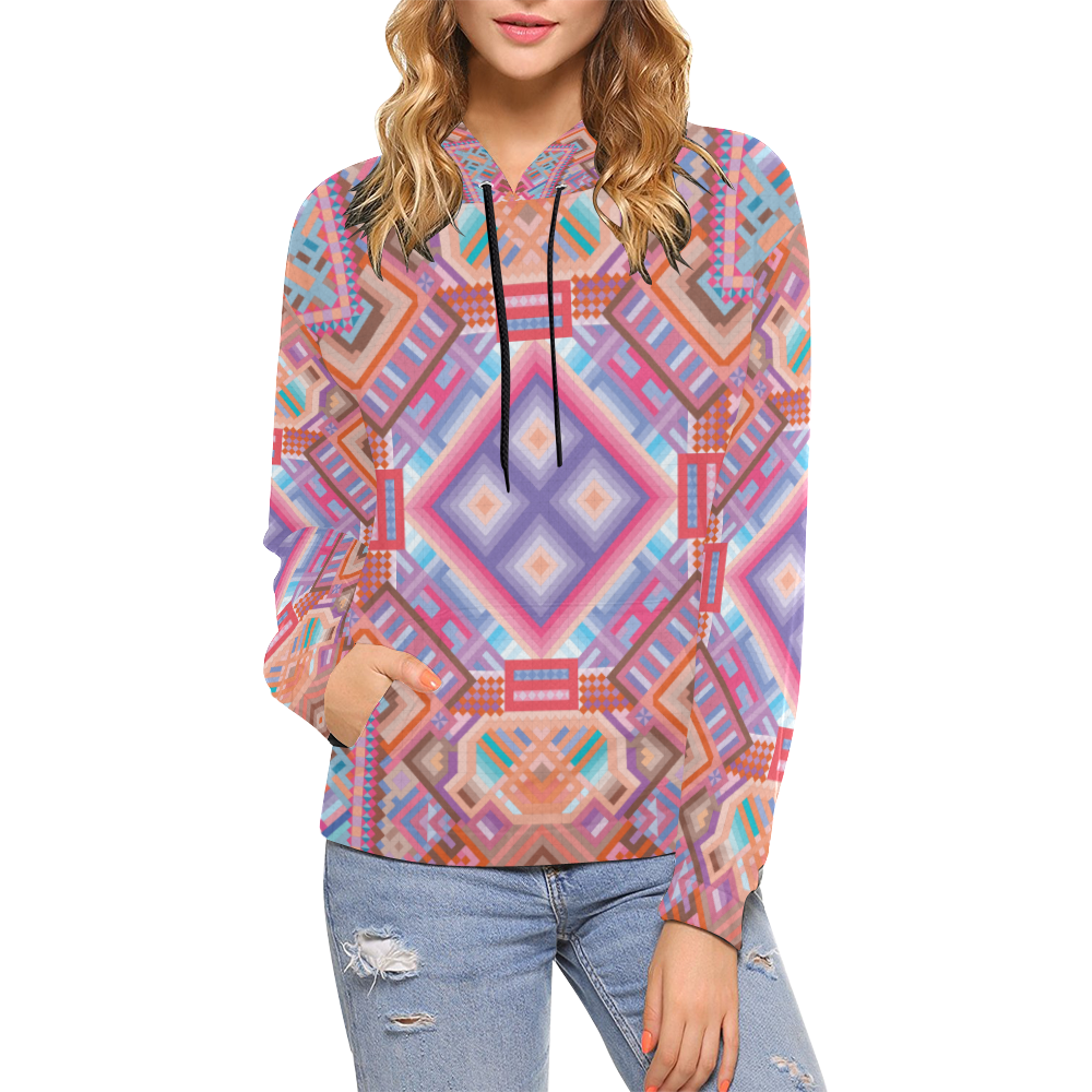 Researcher All Over Print Hoodie for Women (USA Size) (Model H13)