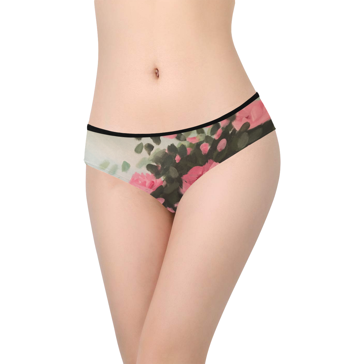 Roses & Bushes - Women's Hipster Panties (Model L33)