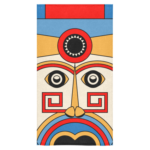 Aztec Religion Tribal Bath Towel 30"x56"