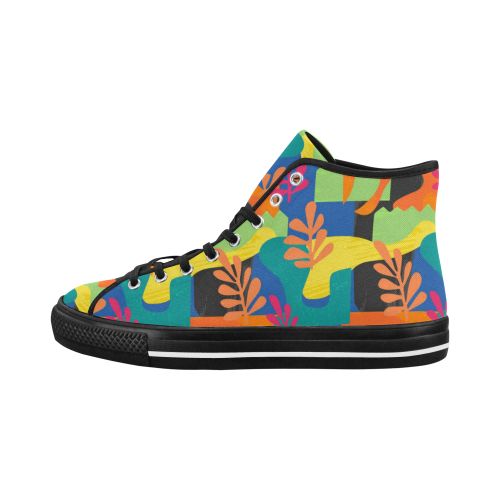 Abstract Nature Pattern Vancouver H Men's Canvas Shoes (1013-1)