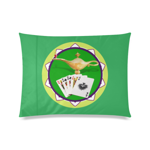 LasVegasIcons Poker Chip - Magic Lamp Custom Zippered Pillow Case 20"x26"(Twin Sides)